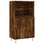 skab 60x36x110 cm konstrueret træ Røget egetræ
