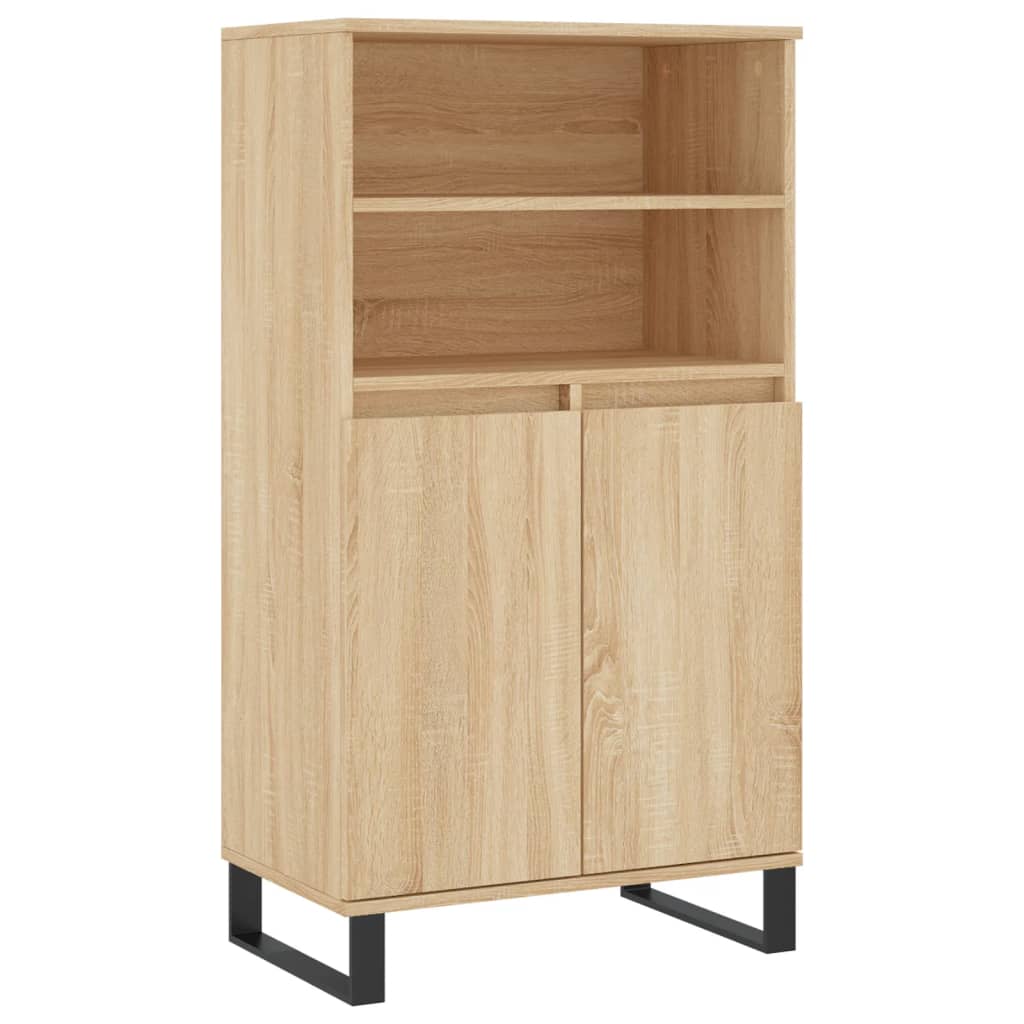 skab 60x36x110 cm konstrueret træ Sonoma-eg