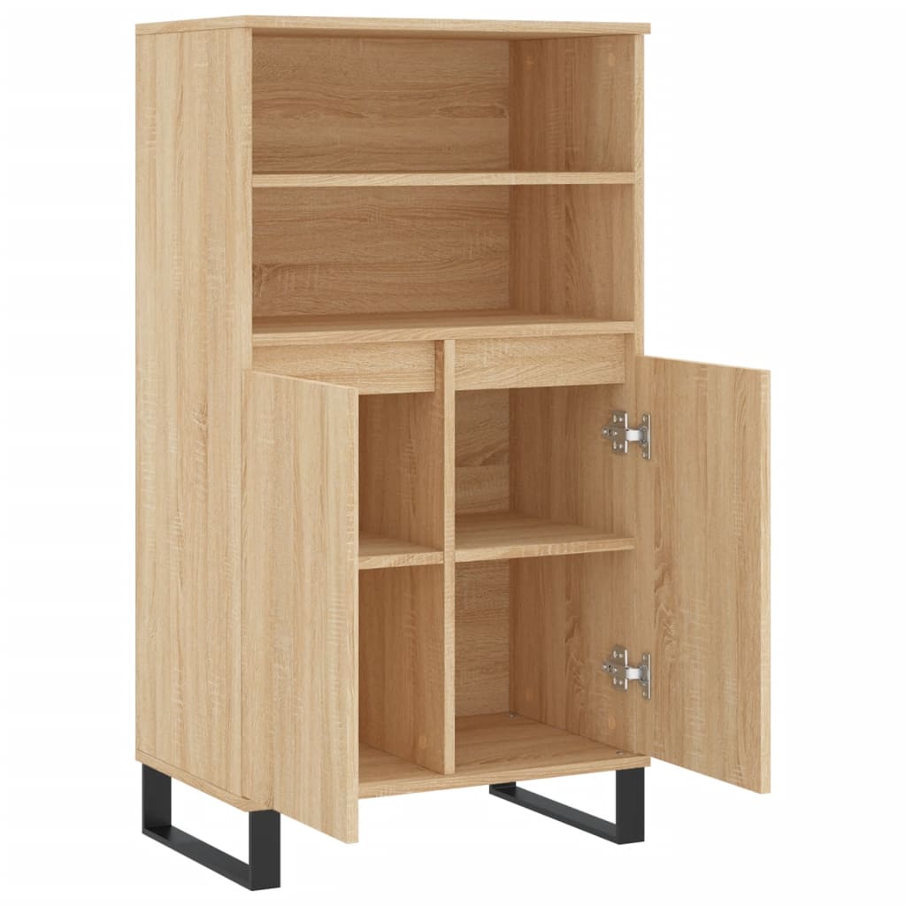 skab 60x36x110 cm konstrueret træ Sonoma-eg