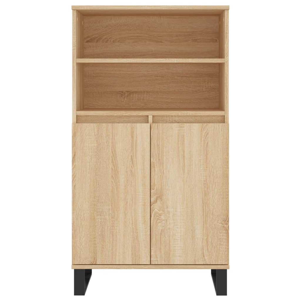 skab 60x36x110 cm konstrueret træ Sonoma-eg