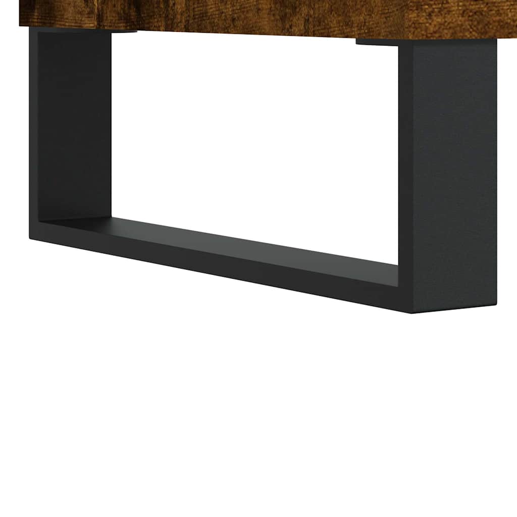 skab 60x36x110 cm konstrueret træ Røget egetræ