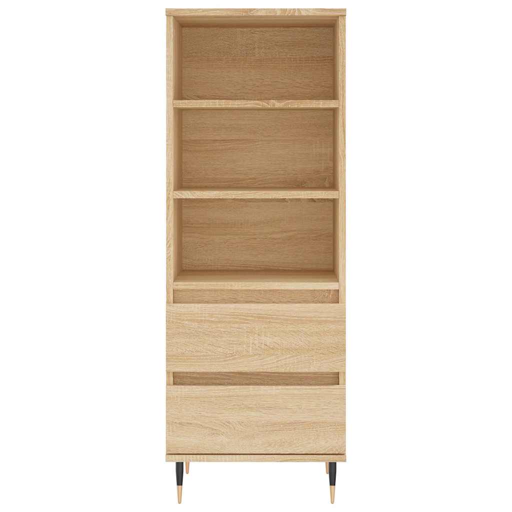 skab 40x36x110 cm konstrueret træ Sonoma-eg
