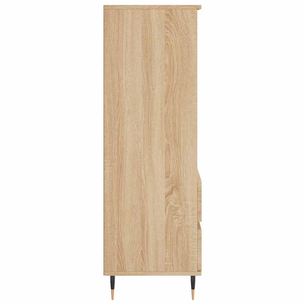 skab 40x36x110 cm konstrueret træ Sonoma-eg