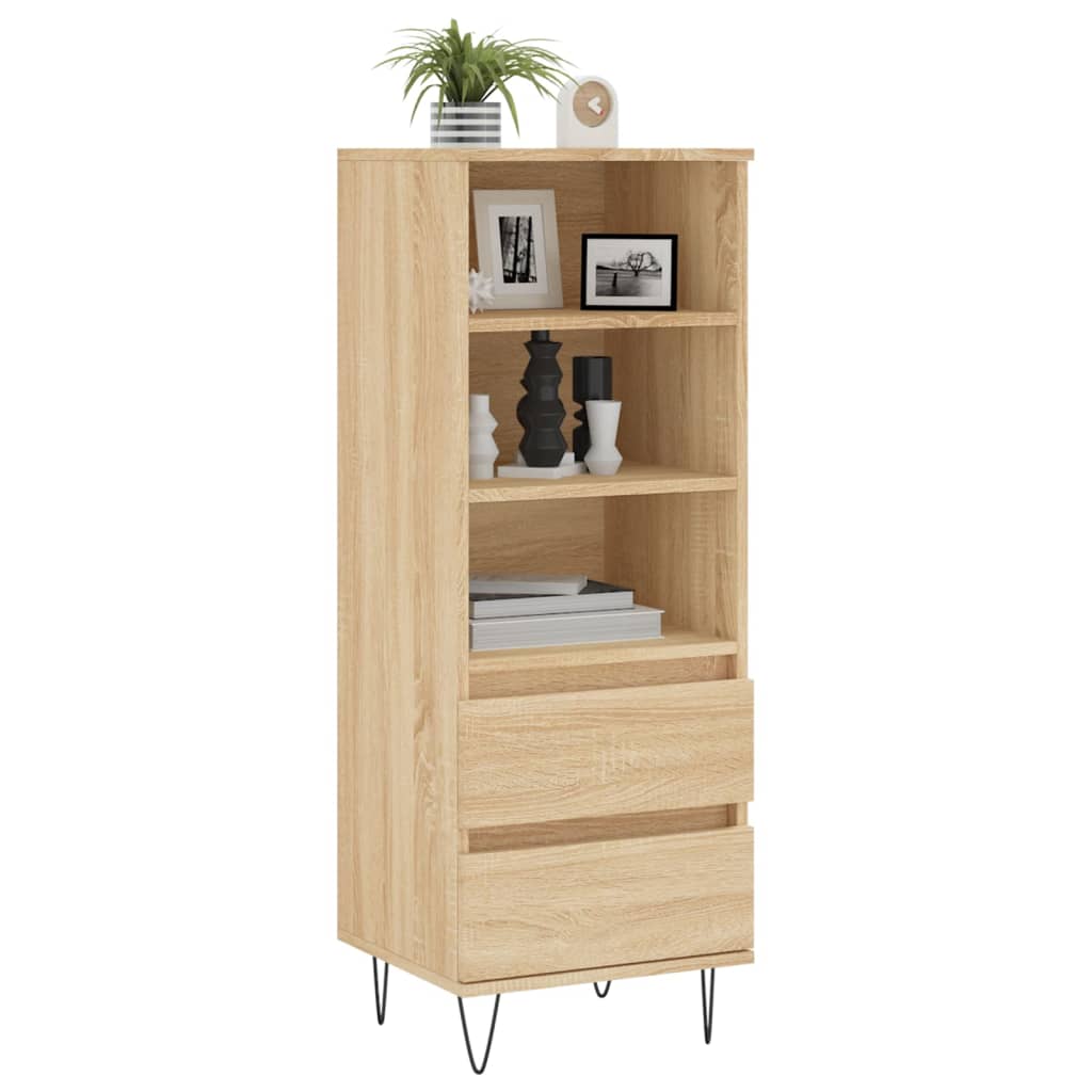 skab 40x36x110 cm konstrueret træ Sonoma-eg