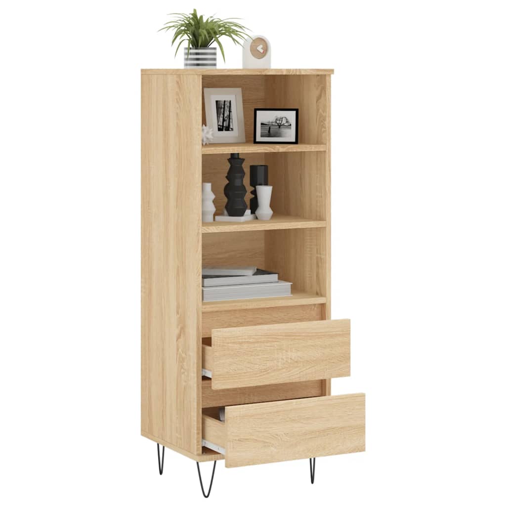 skab 40x36x110 cm konstrueret træ Sonoma-eg