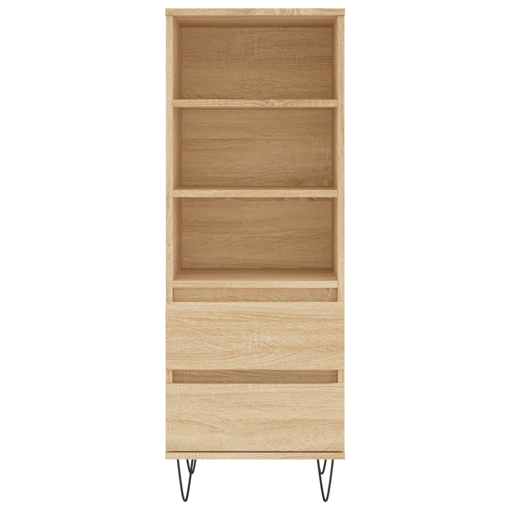 skab 40x36x110 cm konstrueret træ Sonoma-eg