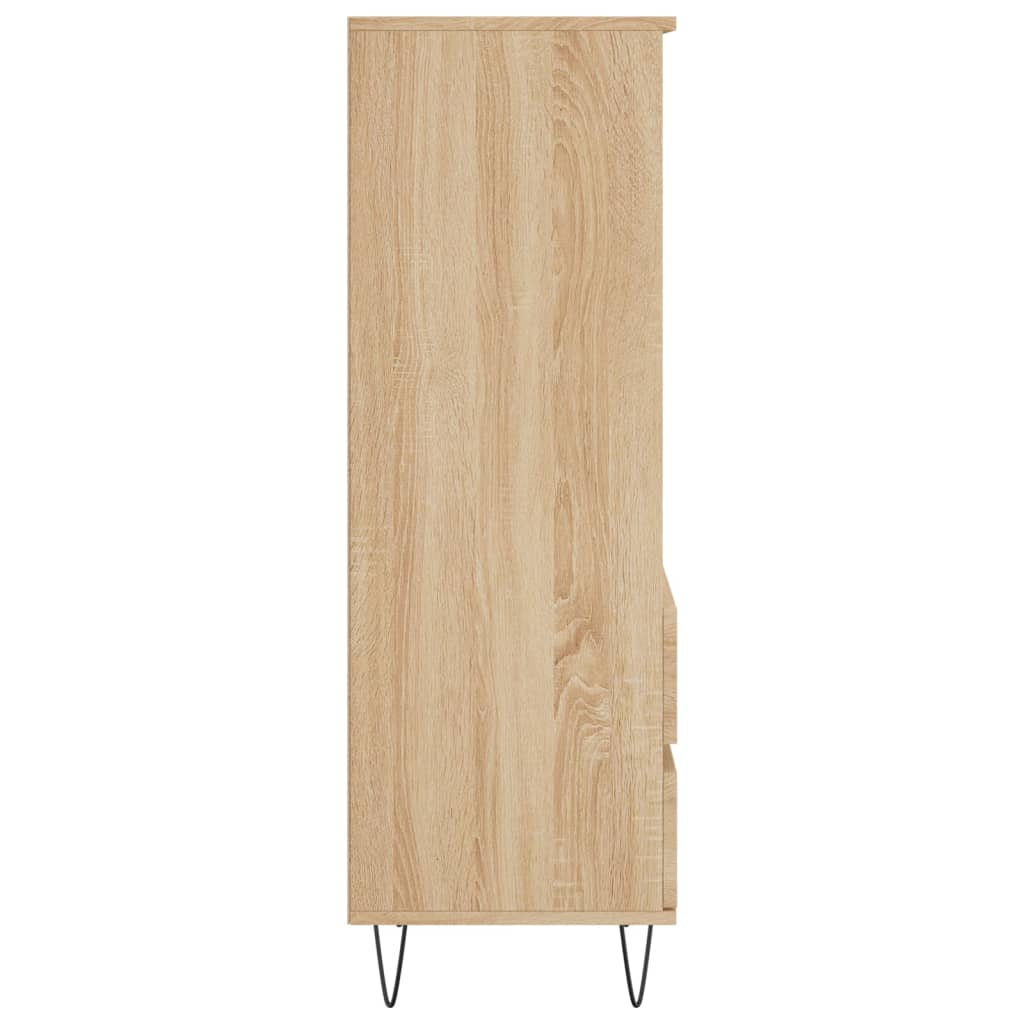 skab 40x36x110 cm konstrueret træ Sonoma-eg