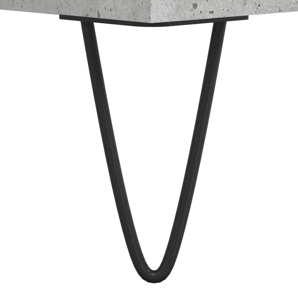 skab 40x36x110 cm konstrueret træ betongrå