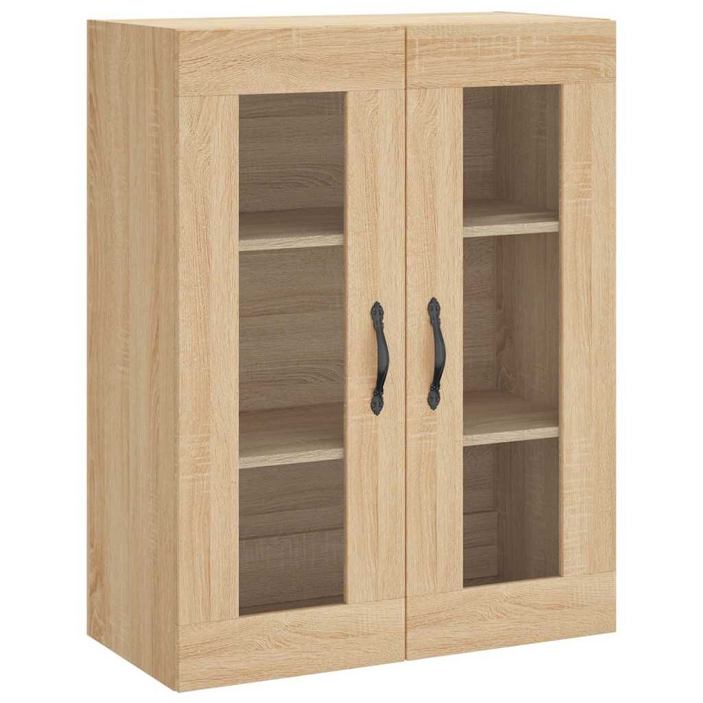 vægskab 69,5x34x90 cm konstrueret træ sonoma-eg