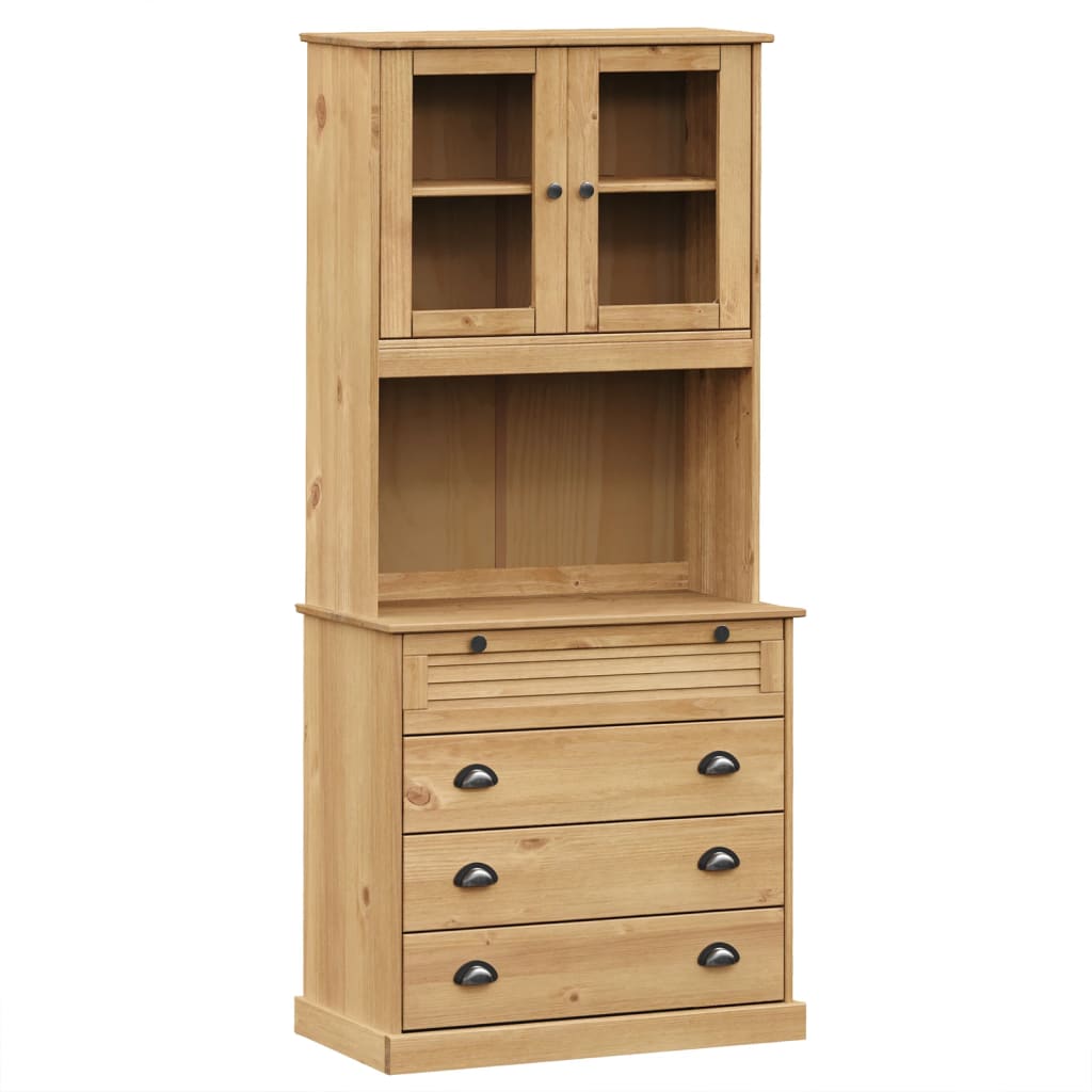 skænk VIGO 80x40x176 cm massivt fyrretræ