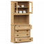 skænk VIGO 80x40x176 cm massivt fyrretræ