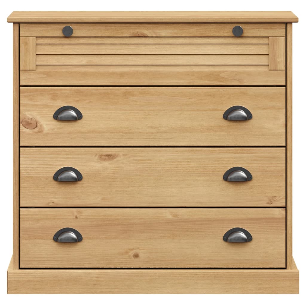 skænk VIGO 80x40x176 cm massivt fyrretræ