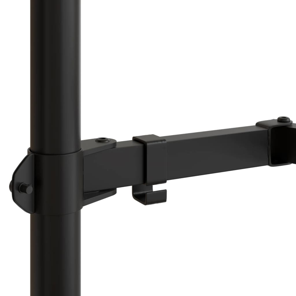 skærmstativ VESA 75/100 mm stål sort