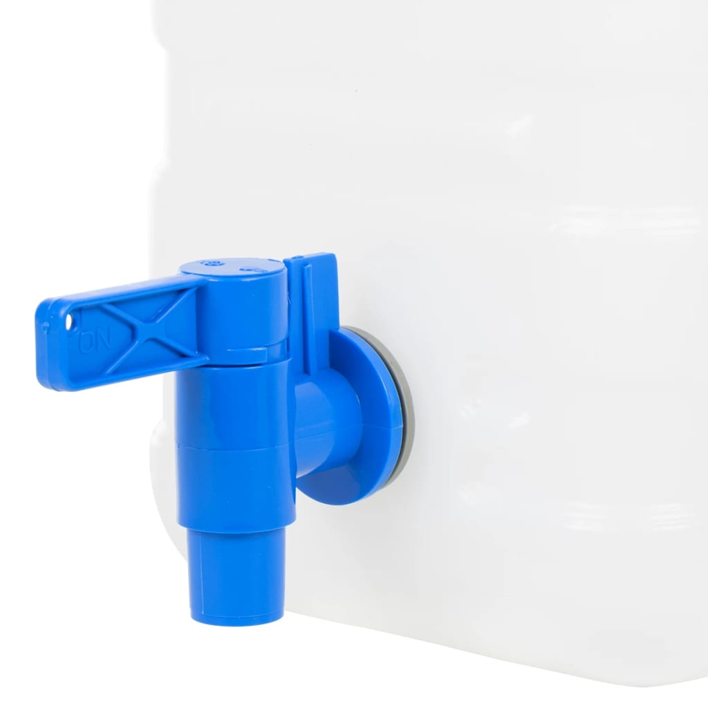 vanddunk med tappehane 15 l plast transparent