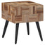 sidebord 40x40x45 cm massivt genbrugsteak