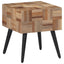 sidebord 40x40x45 cm massivt genbrugsteak
