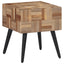 sidebord 40x40x45 cm massivt genbrugsteak