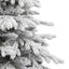 kunstigt juletræ med sne 180 cm hængslet