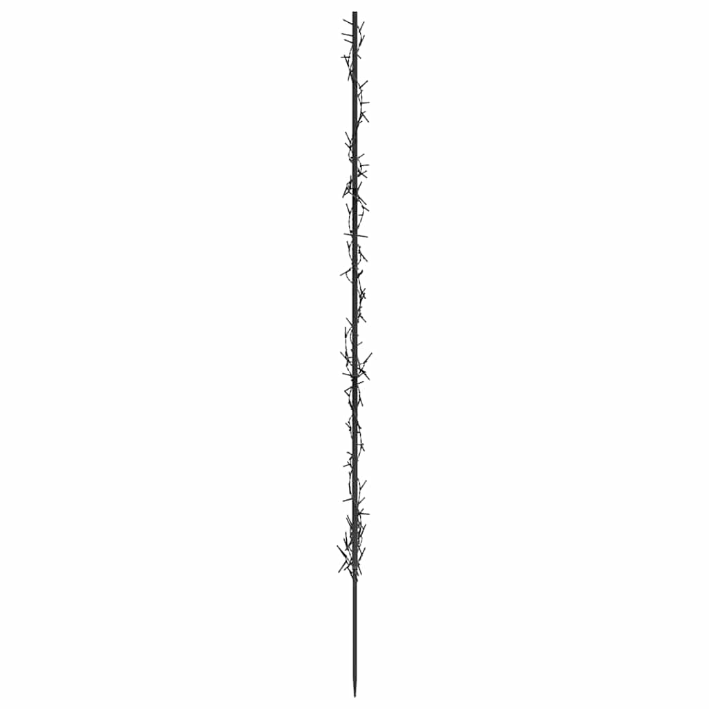 juledekoration med jordspyd juletræsfigur 115 LED'er 90 cm