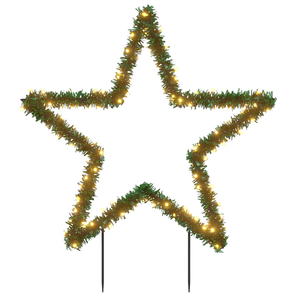 julestjerne med jordspyd 115 LED'er 85 cm