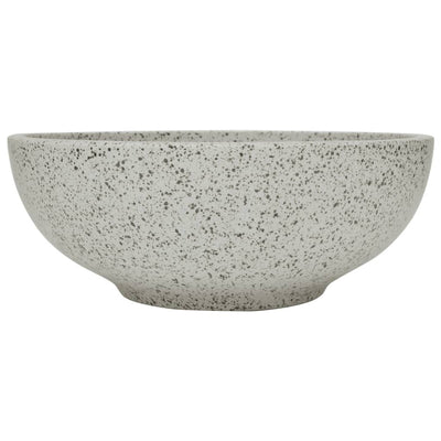 håndvask til bordplade Φ41x14 cm rund keramik grå