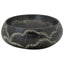håndvask til bordplade 59x40x15 cm oval keramik sort