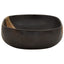 håndvask til bordplade 59x40x14 cm oval keramik sort
