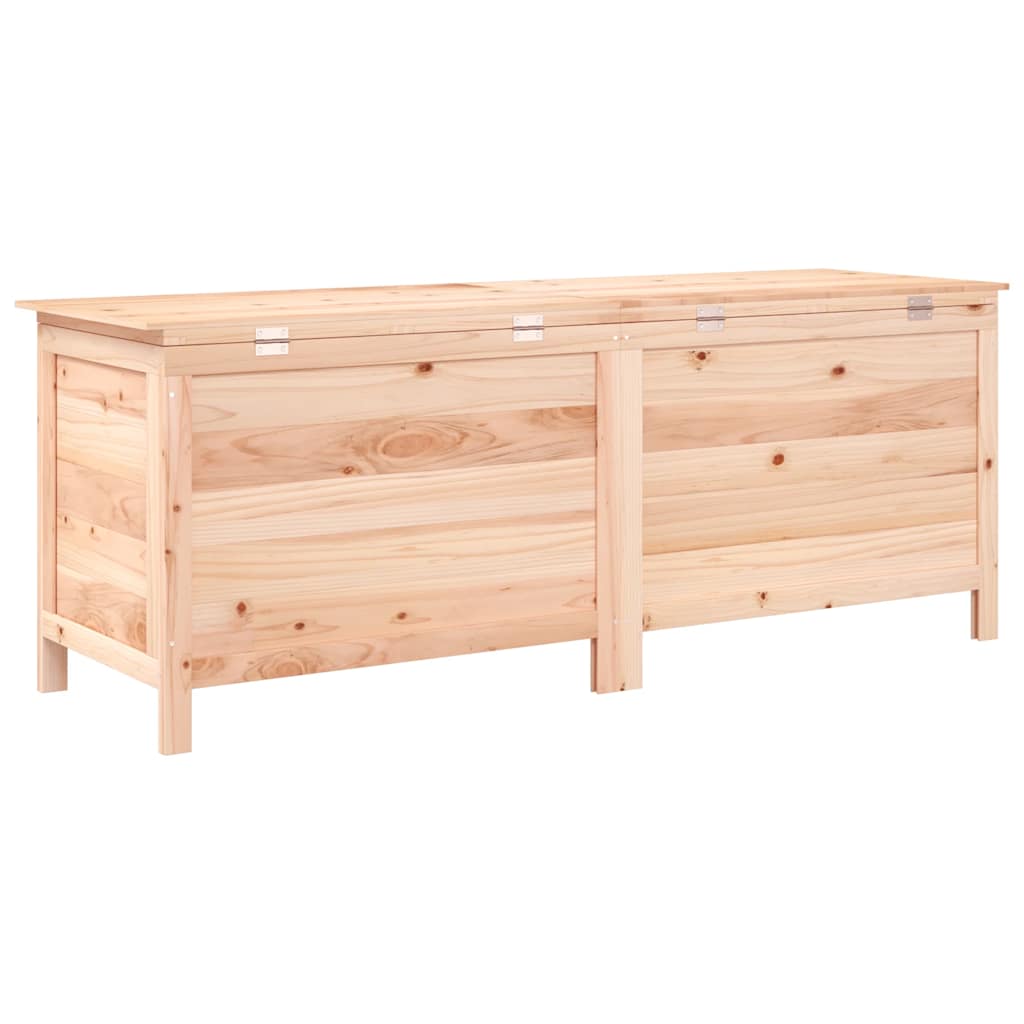 opbevaringsboks til haven 150x50x56,5 cm massivt grantræ