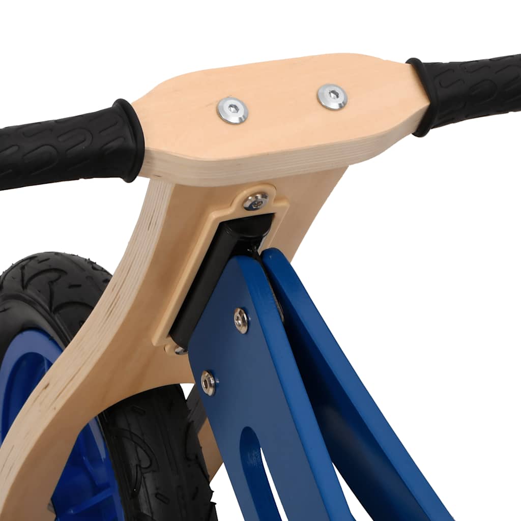 løbecykel med luftdæk blå