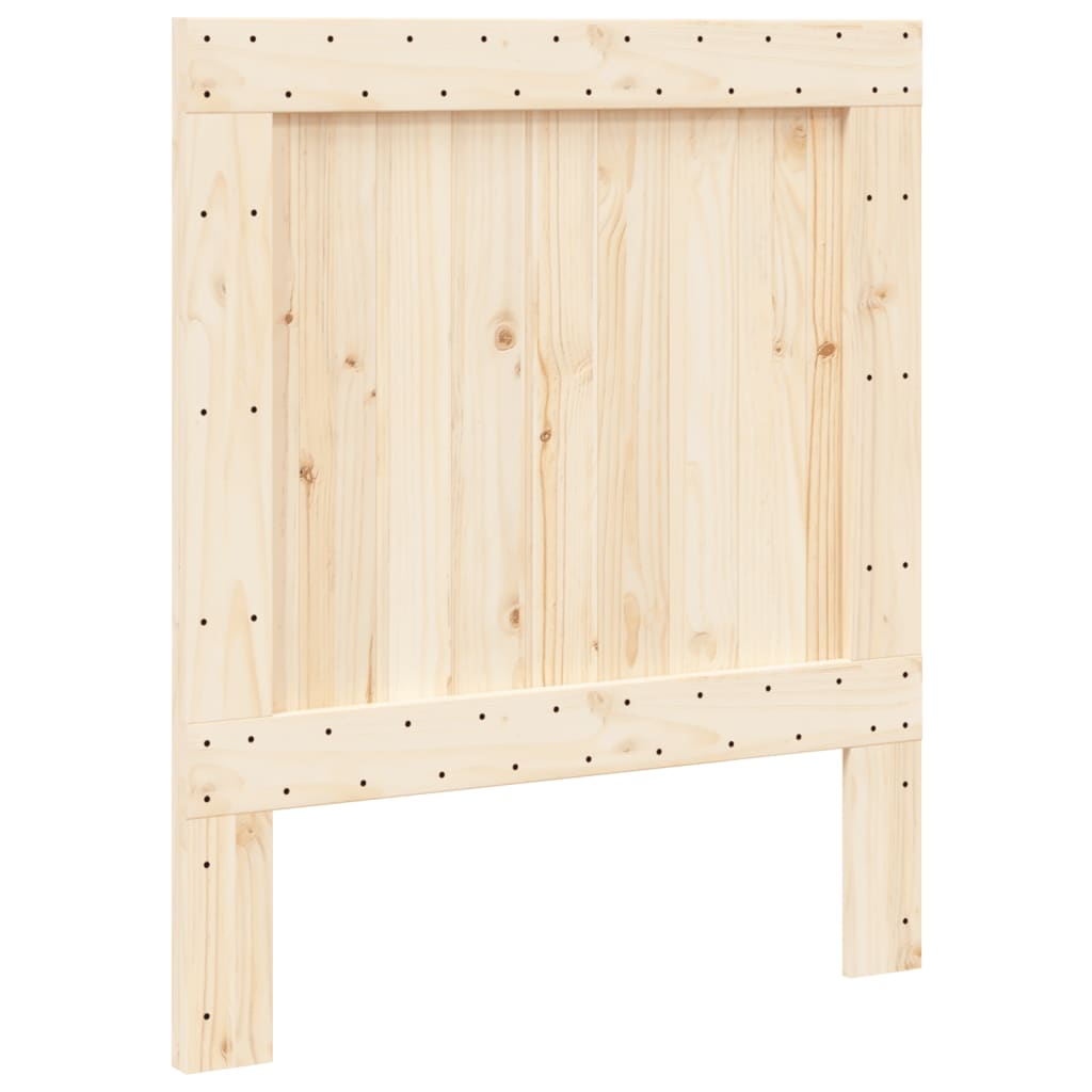 sengegavl 80x104 cm massivt fyrretræ