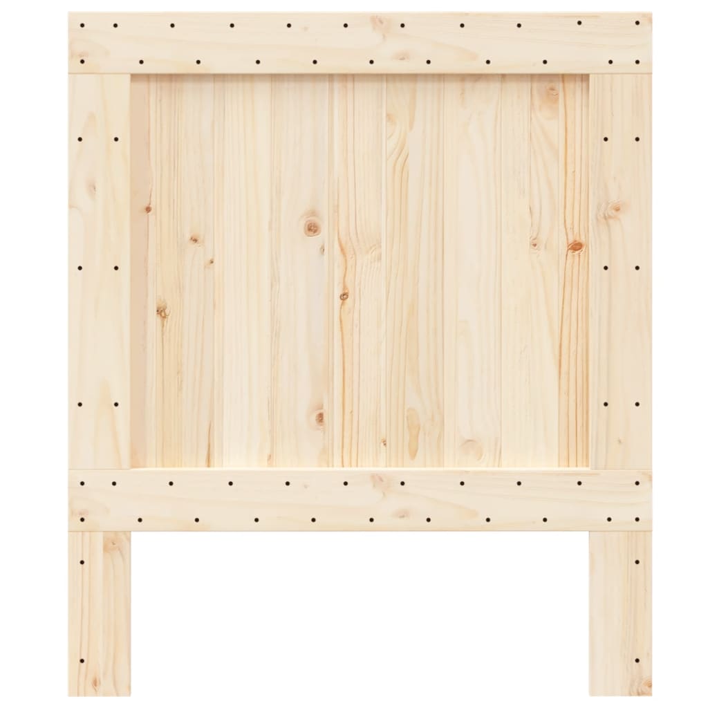 sengegavl 80x104 cm massivt fyrretræ