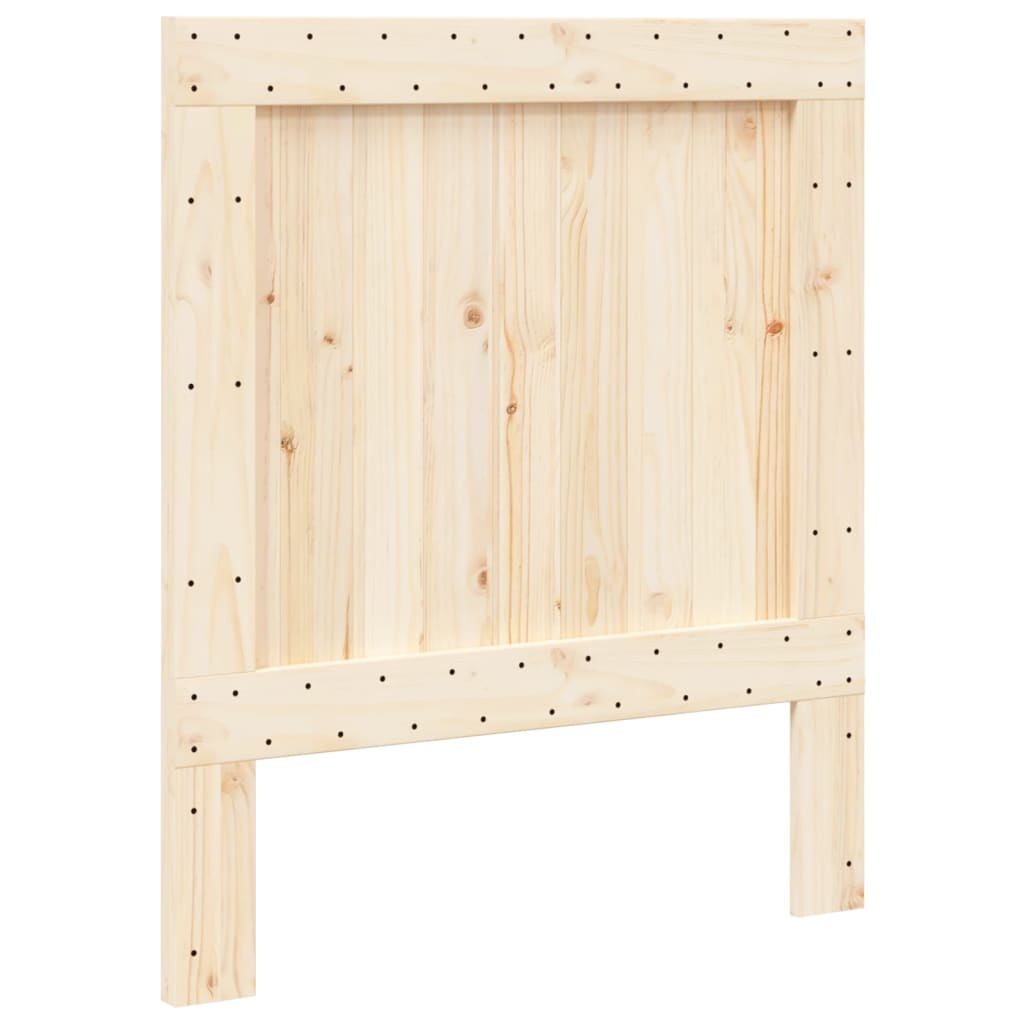 sengegavl 90x104 cm massivt fyrretræ