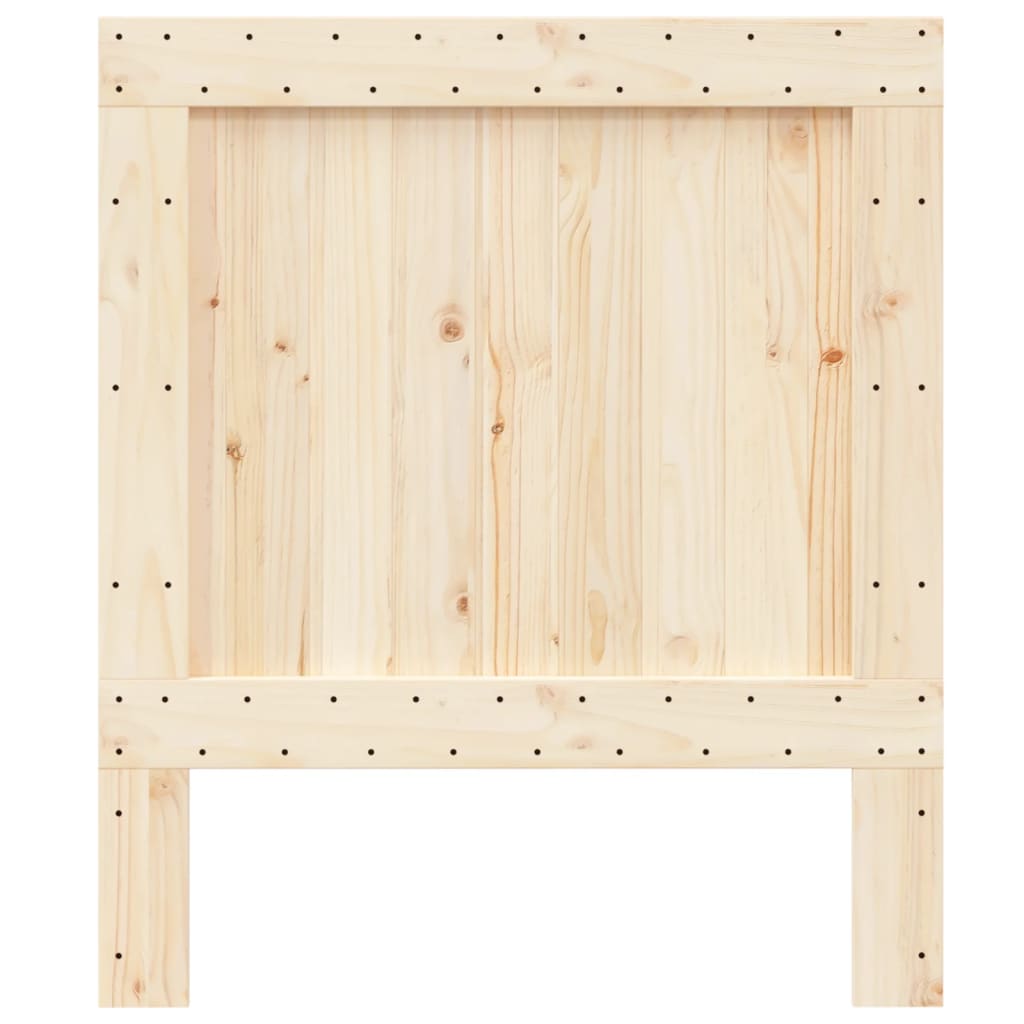 sengegavl 90x104 cm massivt fyrretræ