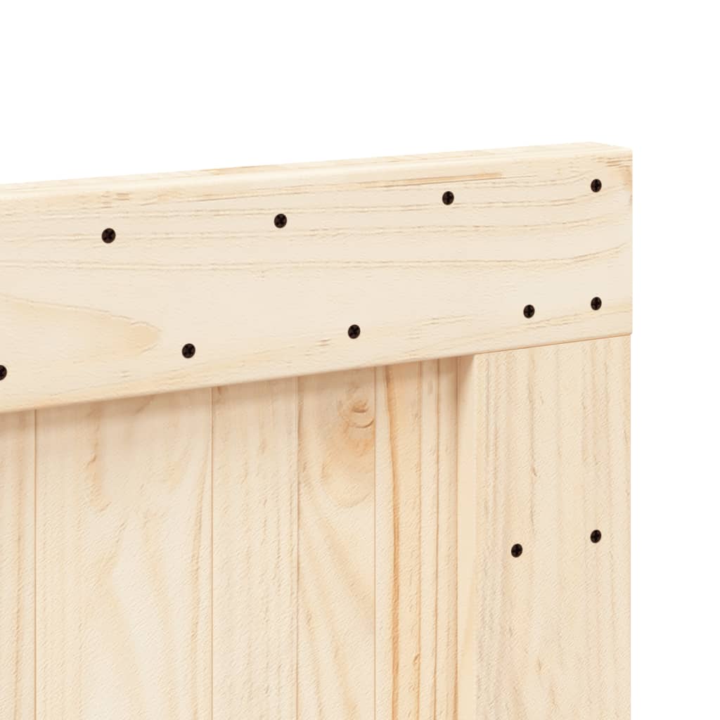 sengegavl 90x104 cm massivt fyrretræ