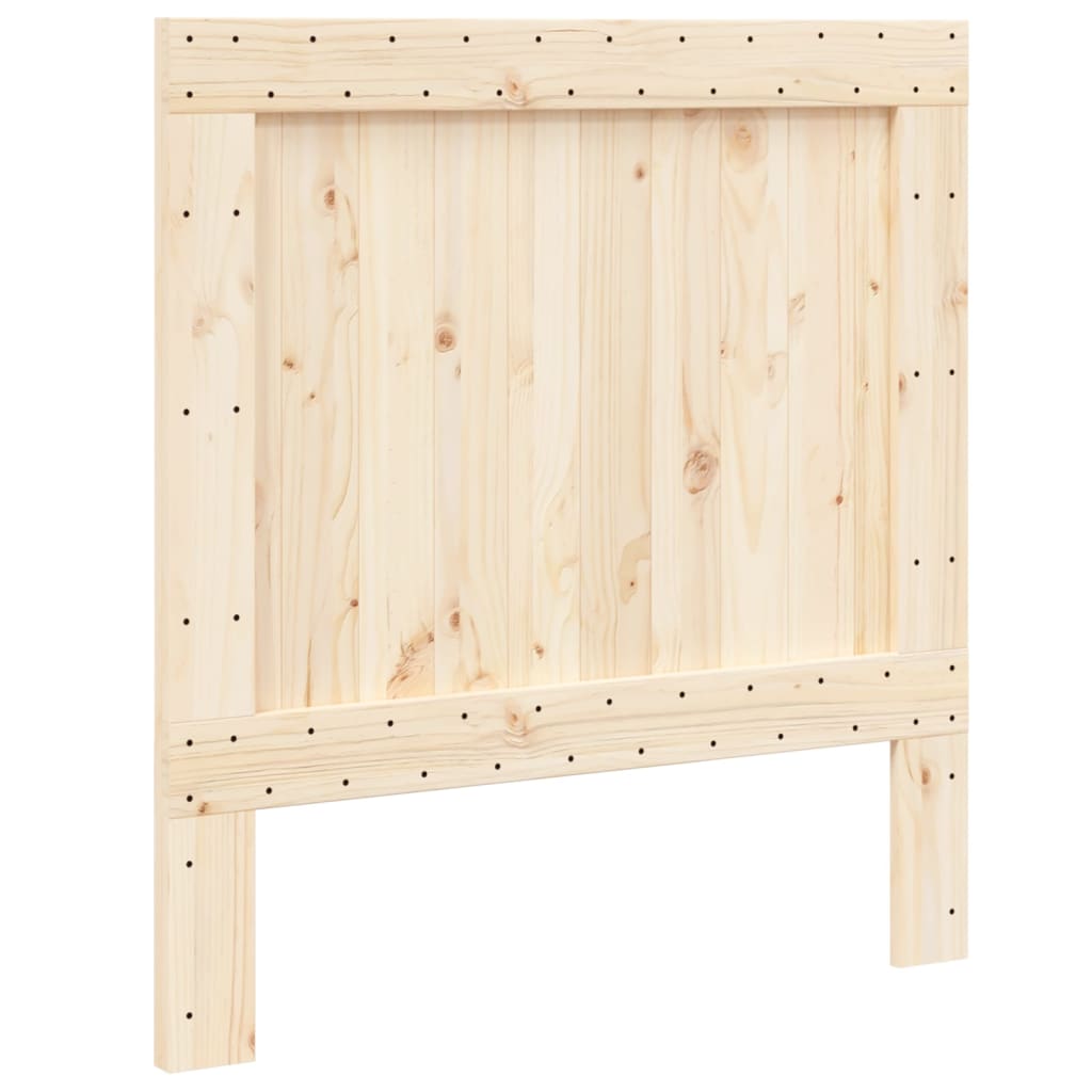 sengegavl 100x104 cm massivt fyrretræ
