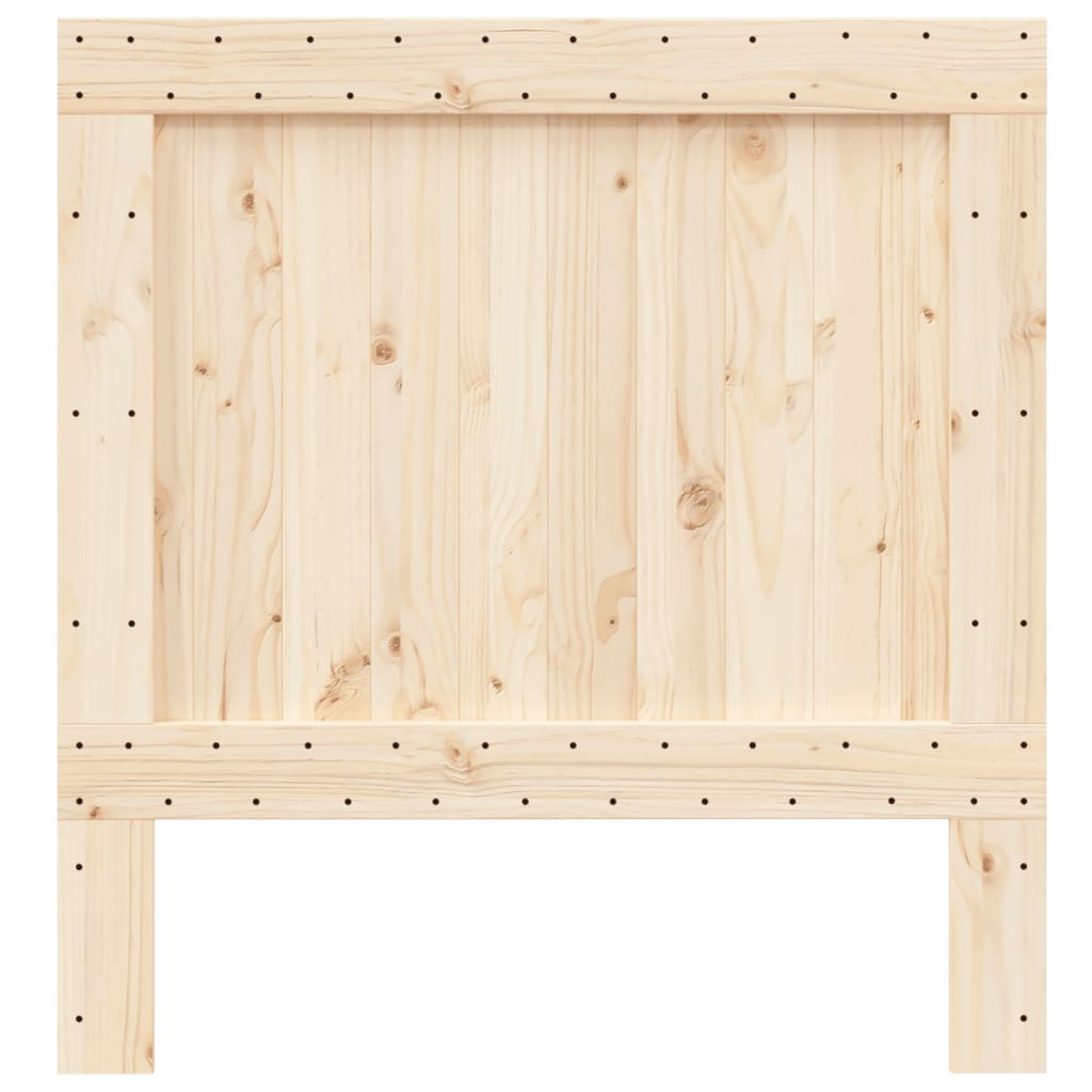 sengegavl 100x104 cm massivt fyrretræ