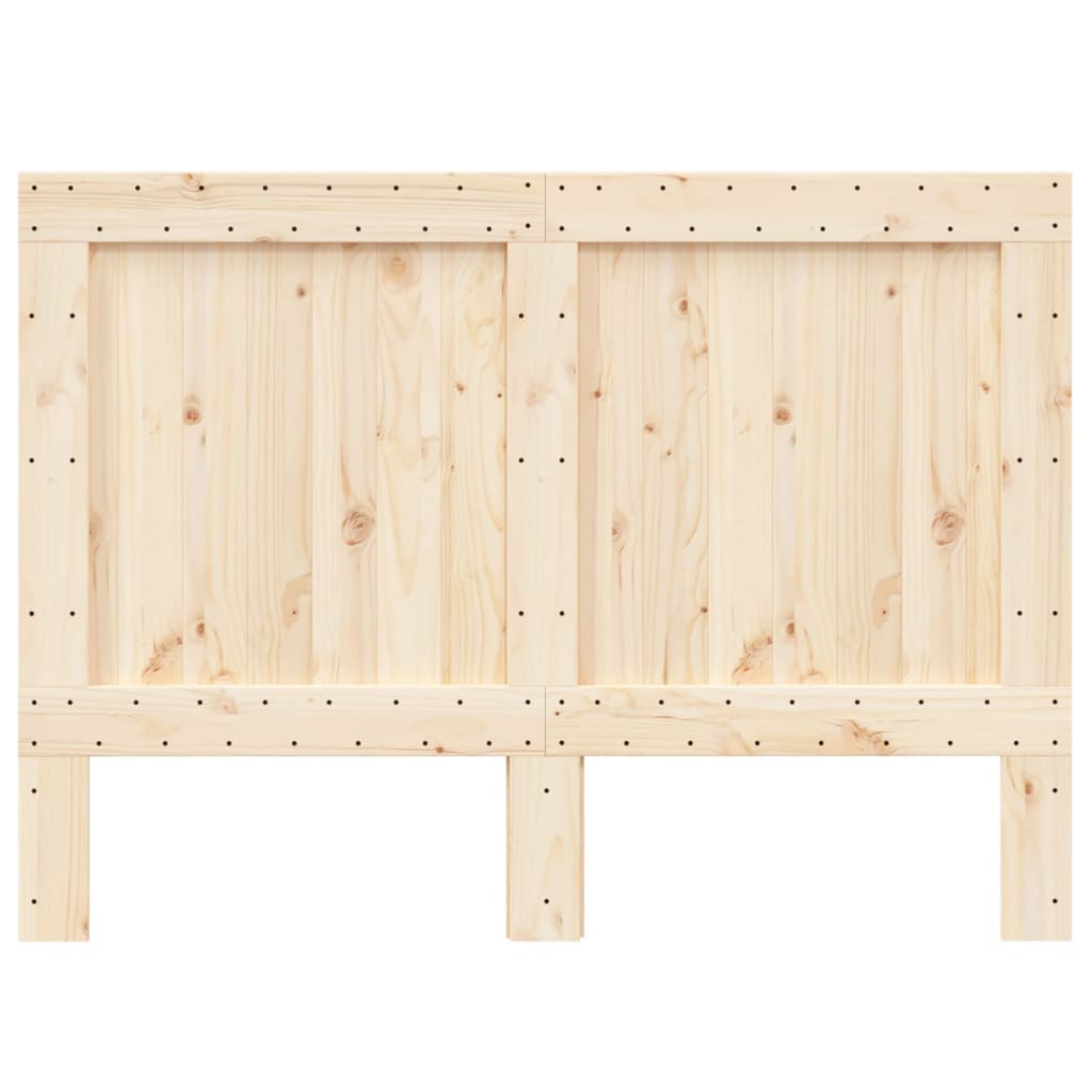 sengegavl 140x104 cm massivt fyrretræ