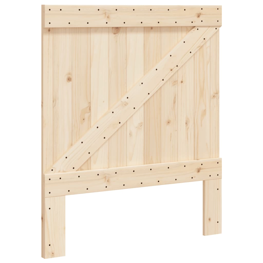 sengegavl 90x104 cm massivt fyrretræ