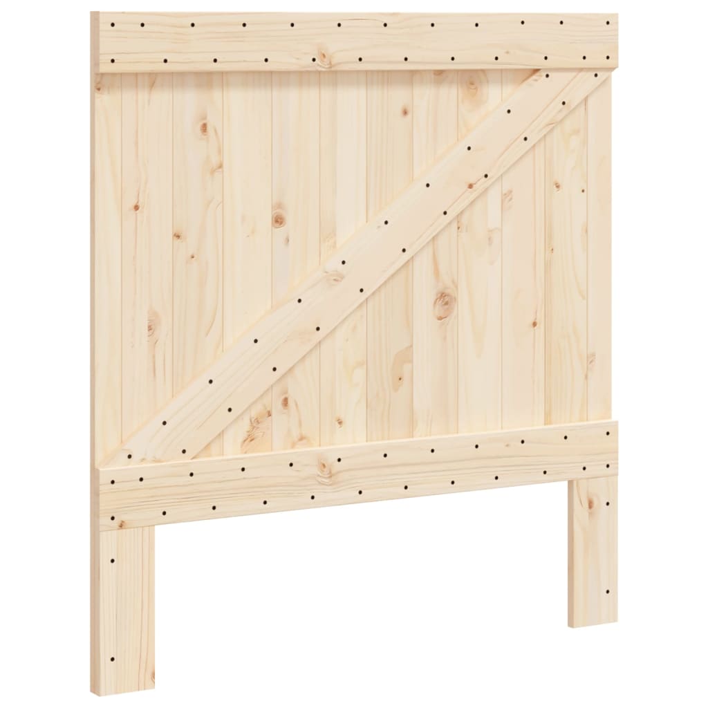 sengegavl 100x104 cm massivt fyrretræ