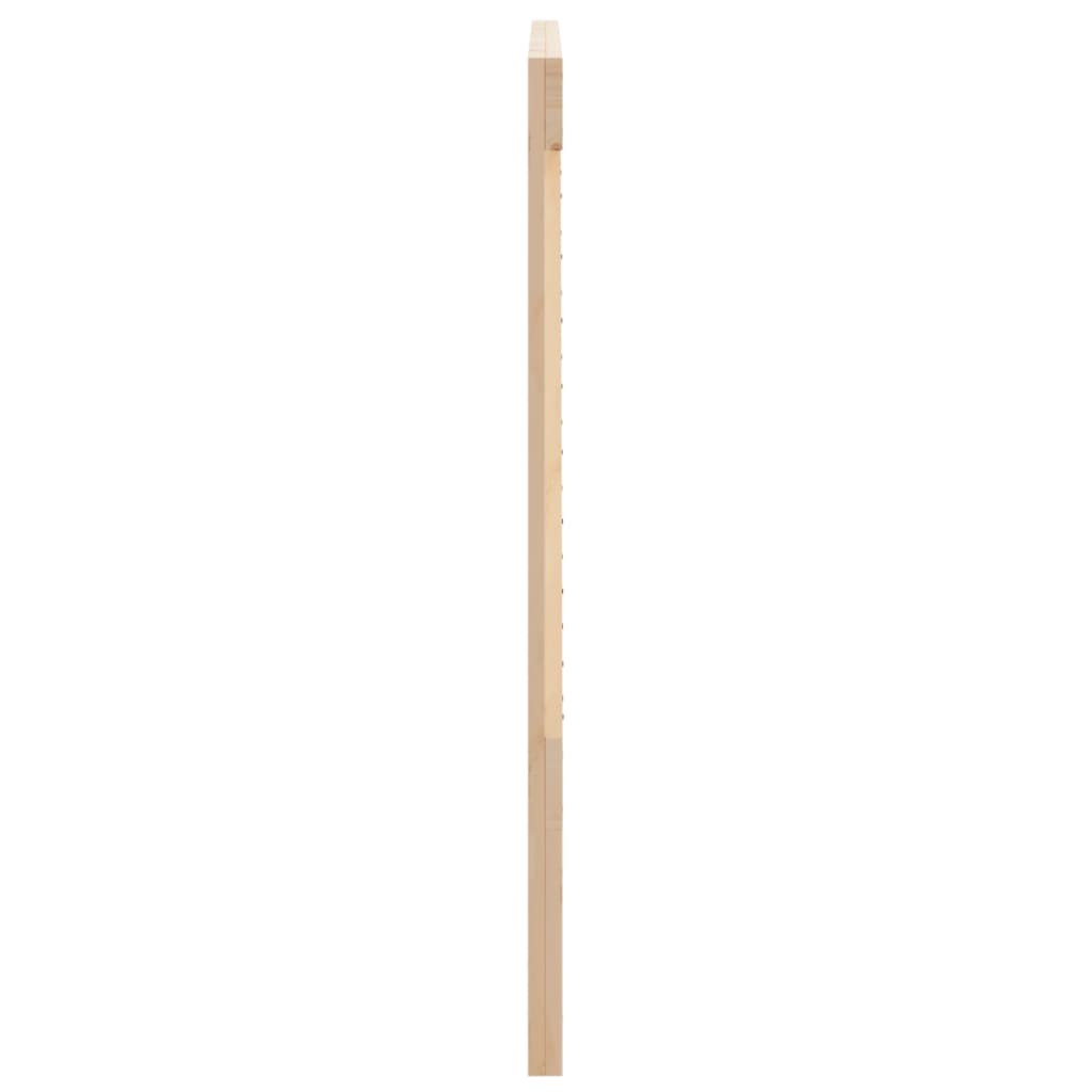 sengegavl 140x104 cm massivt fyrretræ