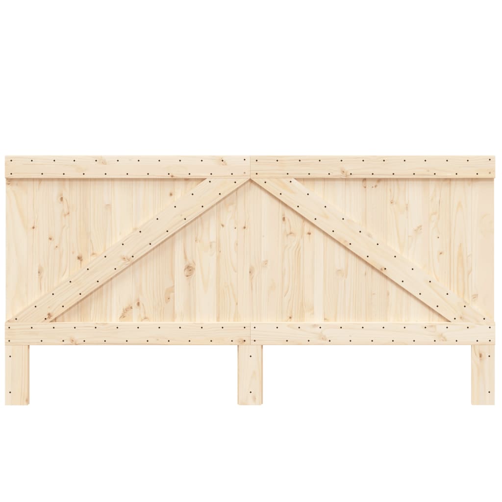 sengegavl 200x104 cm massivt fyrretræ