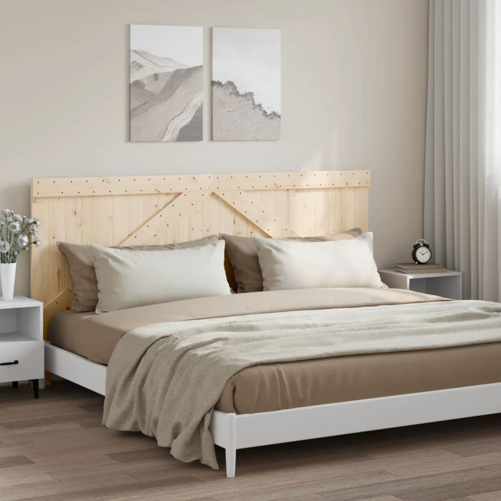 sengegavl 200x104 cm massivt fyrretræ