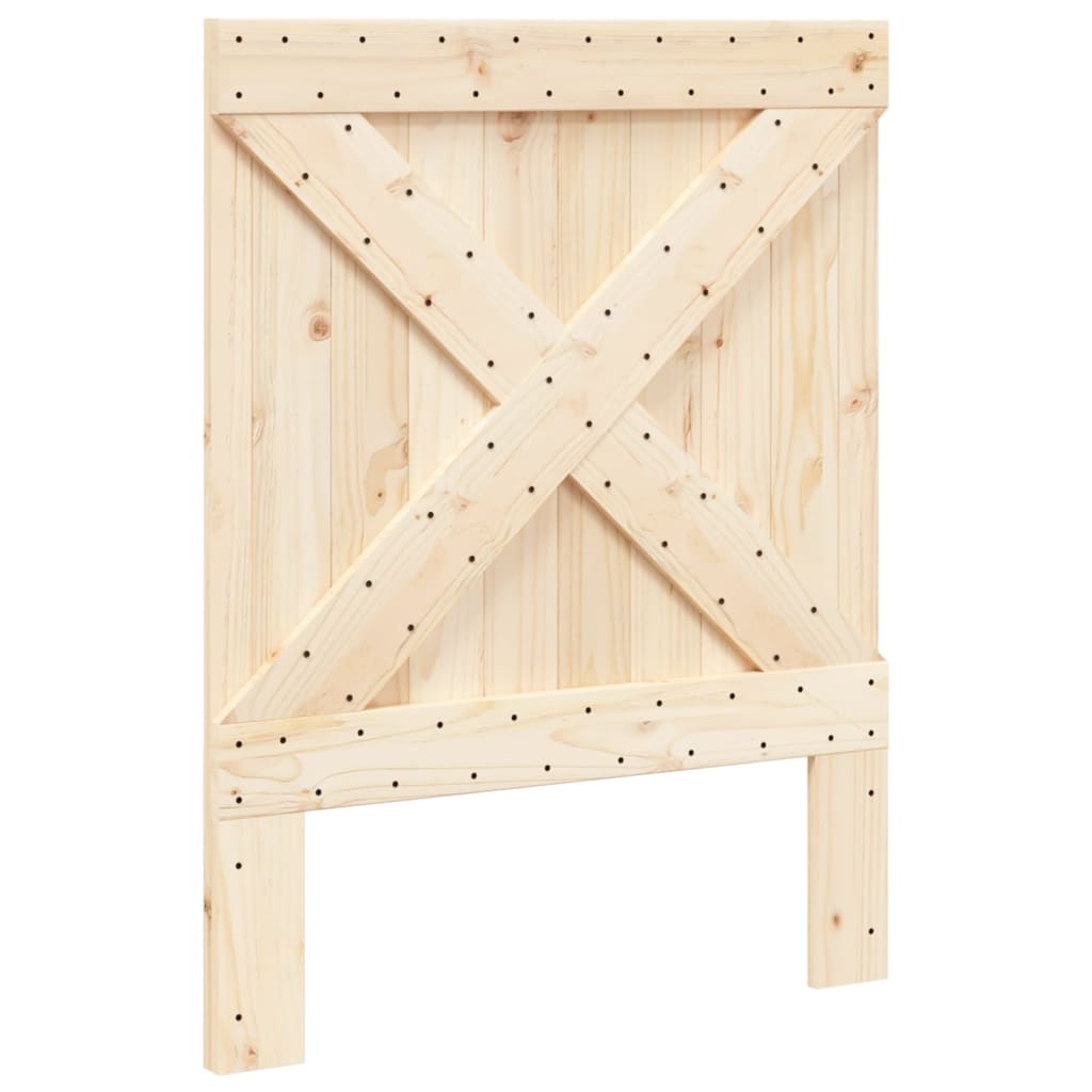 sengegavl 80x104 cm massivt fyrretræ