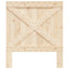 sengegavl 90x104 cm massivt fyrretræ