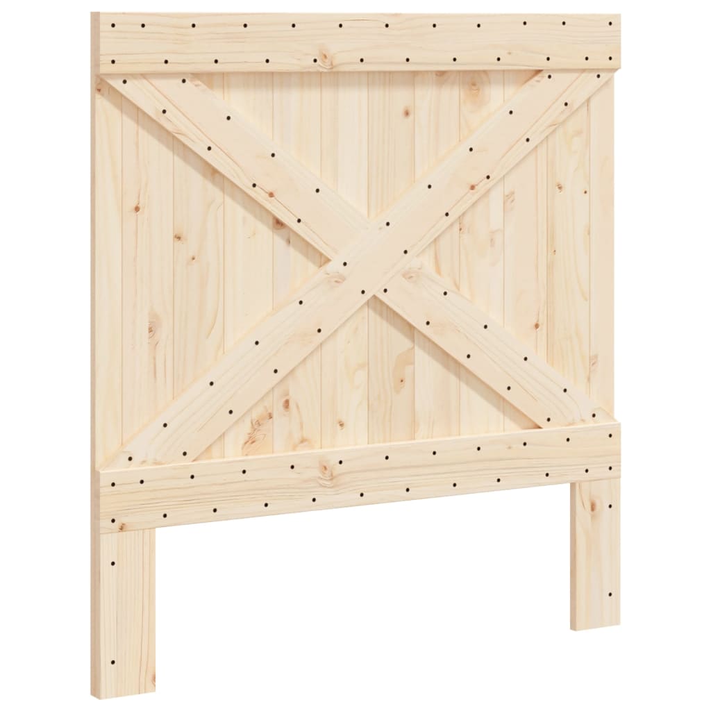 sengegavl 100x104 cm massivt fyrretræ