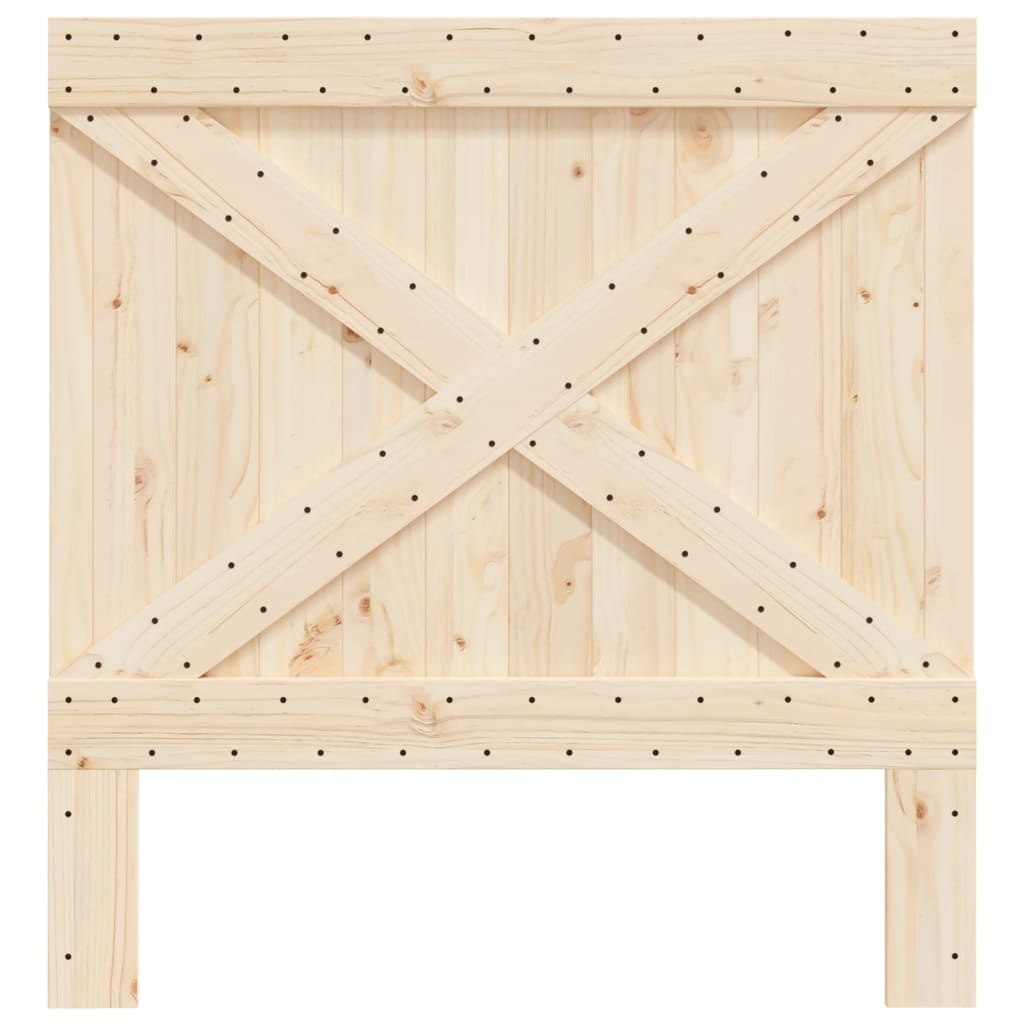 sengegavl 100x104 cm massivt fyrretræ