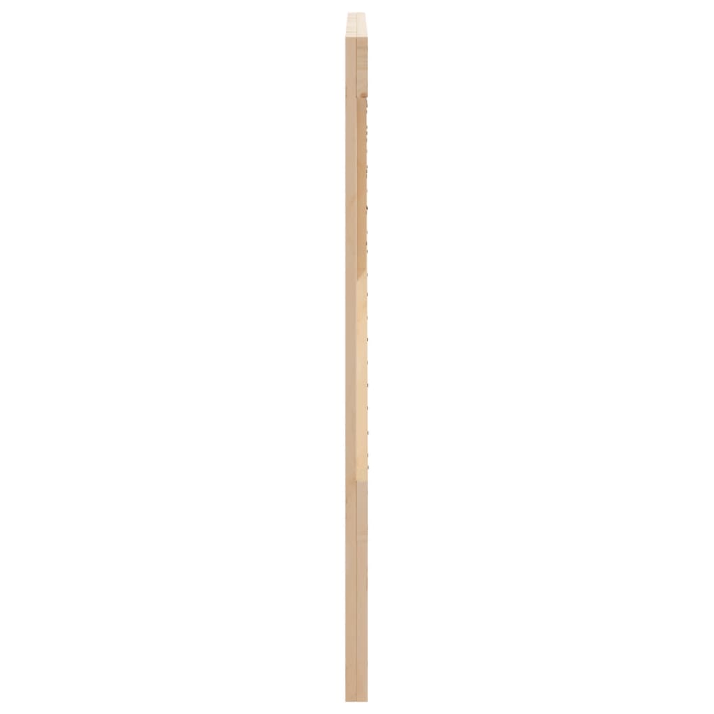 sengegavl 140x104 cm massivt fyrretræ