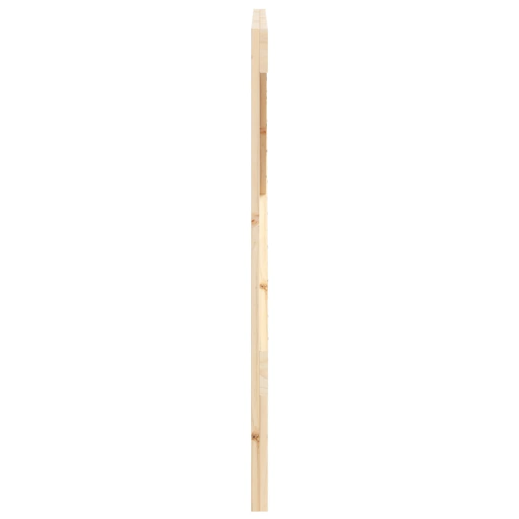 sengegavl 160x104 cm massivt fyrretræ