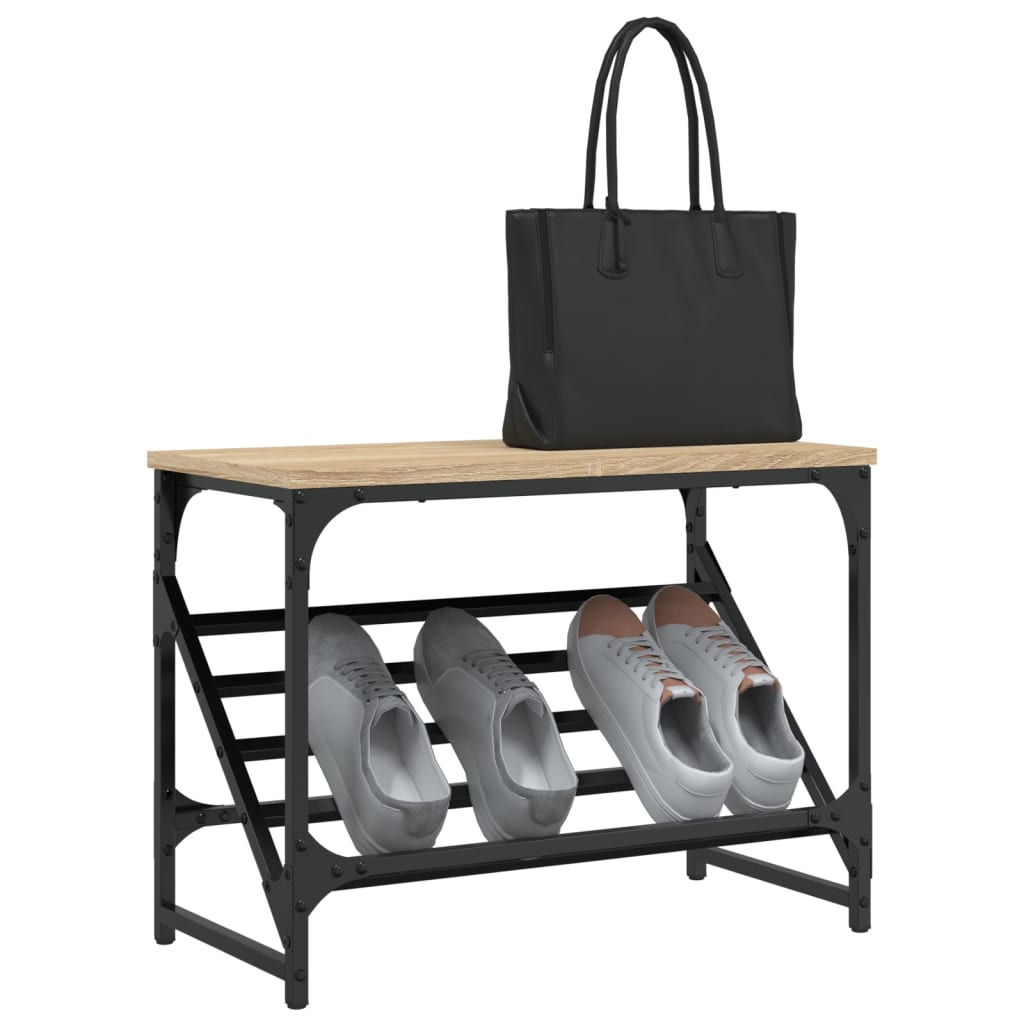 skoreol 60x30x45 cm konstrueret træ sonoma-eg