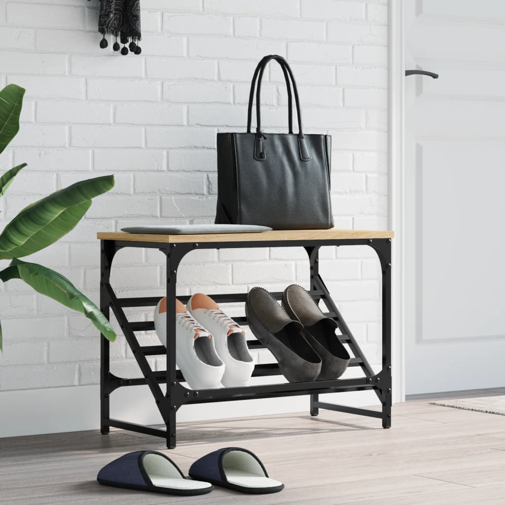skoreol 60x30x45 cm konstrueret træ sonoma-eg